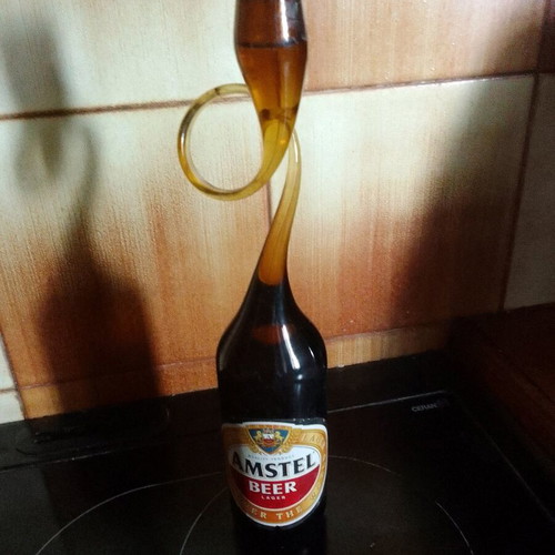 Amstel beer bottle filled collectible like new