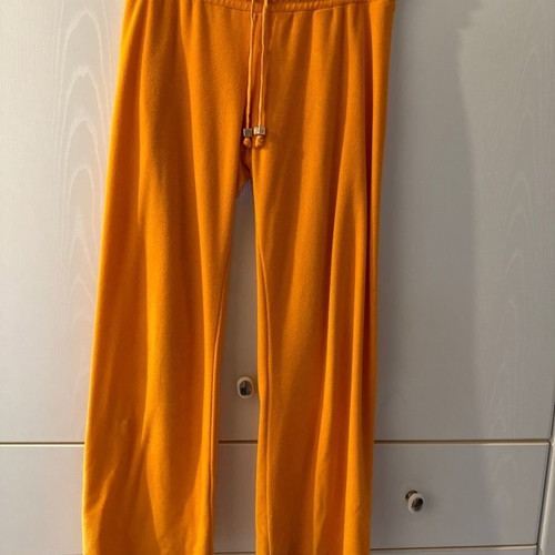 Orange Lak terry tracksuit by Lakis Gavalas