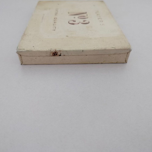 Player's No3 Vintage Metal Cigarette Box Used