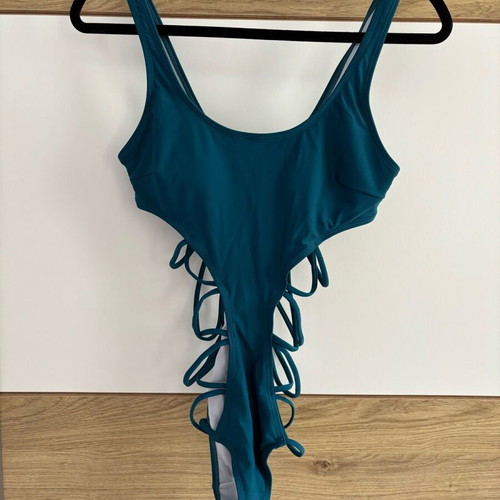 One piece swimsuit with straps Shein blue size S new