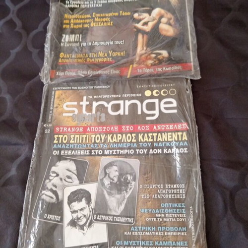 Mystery and Strange magazines new, pack of 4