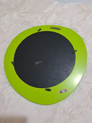 Mirror used, multi-colored, 29 cm diameter