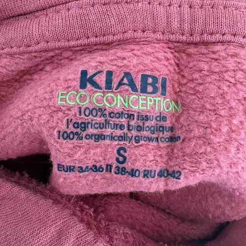 Kiabi unisex pink hoodie sweatshirt