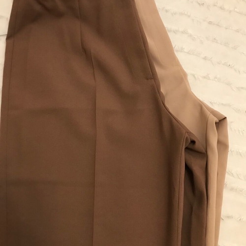 Fabric pants size 36, pack of 2, beige and brown