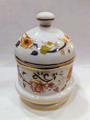 Vintage Πορσελάνινη Μπισκοτιέρα Limoges Style σαν καινούργιο με χρυσό 22Κ
