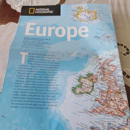 Europe map used from 2005