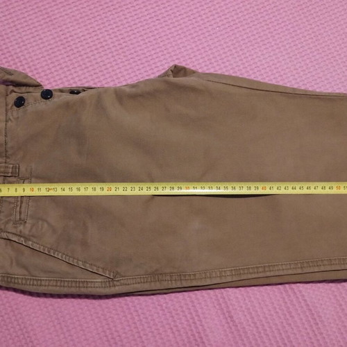 Men's jeans used, brown, sizes M and L