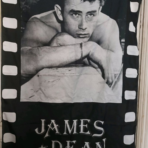 James Dean fabric poster new, polyester 70x110 cm
