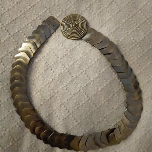 Vintage metal belt 70cm elastic like new, gold color
