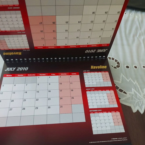 Old calendars used, set of 12 pieces
