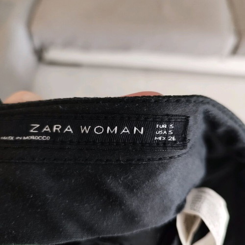 Zara women's green pants size S like new, masculine style