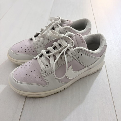 Nike Dunks sneakers used, pink and grey, size 38