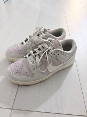Nike Dunks sneakers used, pink and grey, size 38