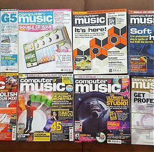 Περιοδικά "COMPUTER MUSIC" + CD/DVD (UK edition) 8 τεύχη