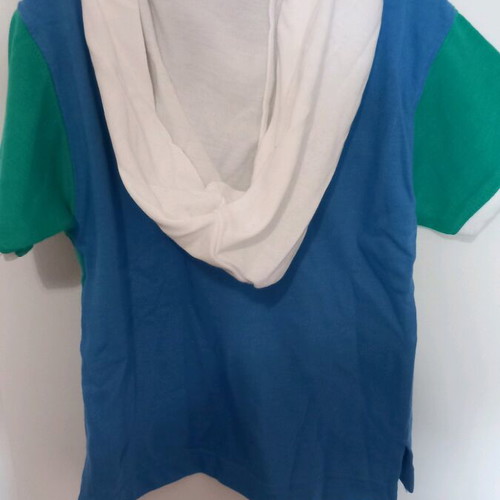 Boys' t-shirt 4 years new, size 116 cm, blue and green