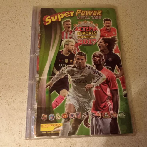 Football Metal Tags Set of 155 Used in Album