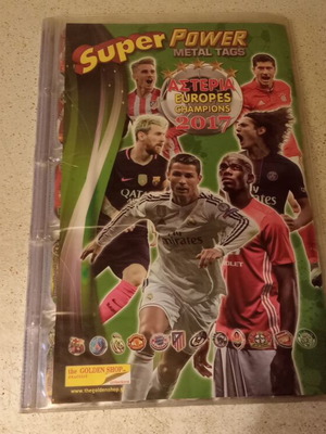 Football Metal Tags Set of 155 Used in Album