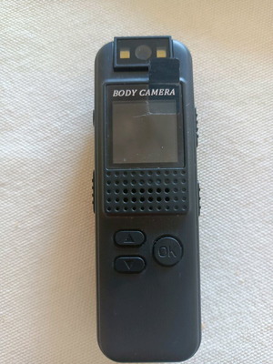 Body action camera new, rechargeable with clip