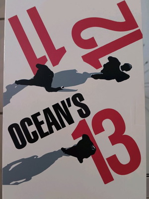 Ocean's 11/12/13 DVD trilogy new with Greek subtitles