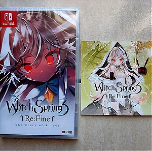 Witch Spring 3: Re:Fine - The Story of Eirudy Nintendo Switch Limited Numbered Copy!