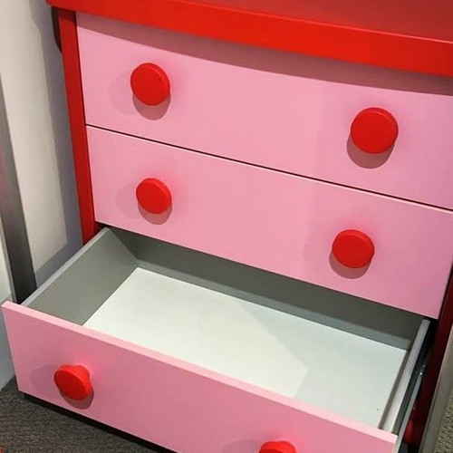 ikea pink dresser OUR FIRST HACK hellorefuge beds and PAX doors with carefully designed functions and a beautiful traditional style IKEA REIMAGINED | This gorgeous