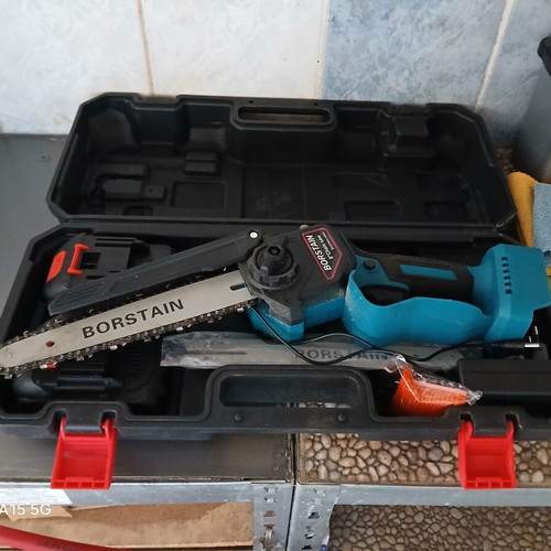 Battery-Powered Pruning Chainsaw with 2 Batteries 40kW and Charger
