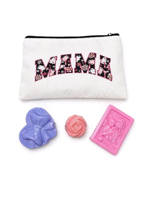 Mama makeup bag new with handmade scented soaps