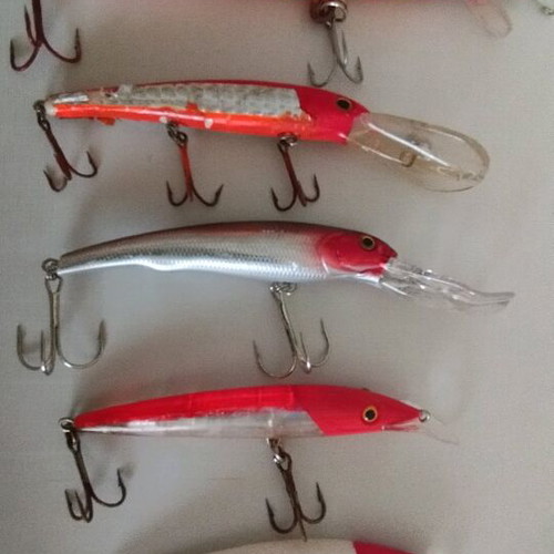 Rapala artificial lures used, pack of 5 pieces