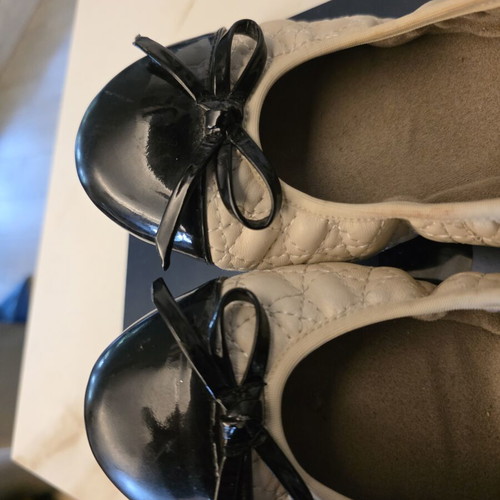 Nak ballerinas used, size 38, black and white