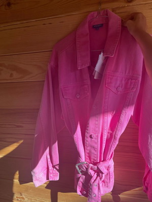 Jean jacket ροζ καινούριο σε μέγεθος S Miss Sixty