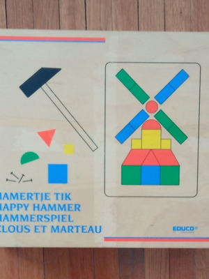 Educo wooden construction toy like new