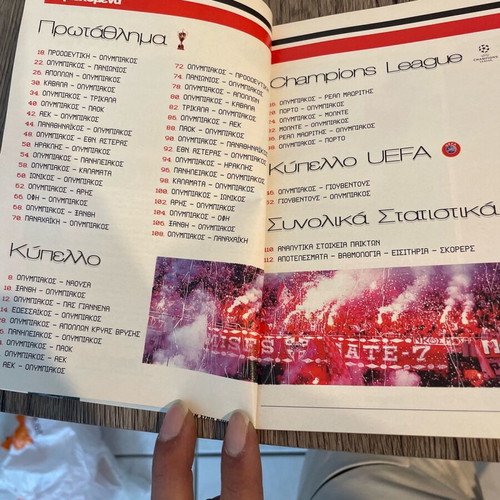 Olympiakos Playback Magazine 1999-2000 used edition