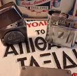 Ronson vintage lighter, Zippo and Marlboro gift set