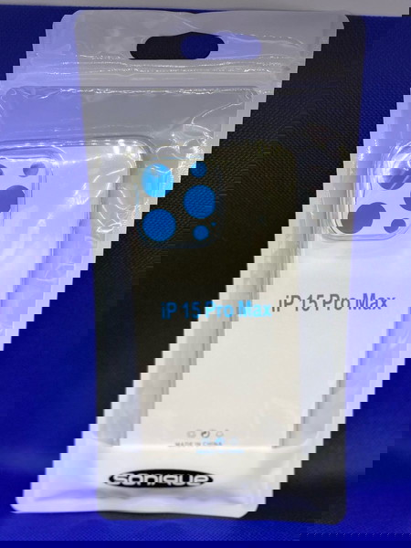 iPhone 15 Pro Max Θήκη Διάφανο (Big Hole)