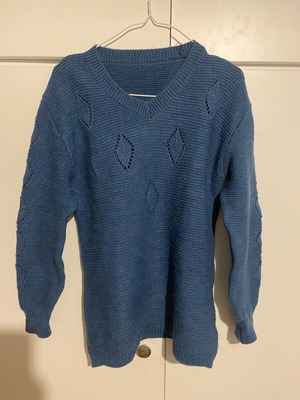 Sinsay winter women's sweater blue like new