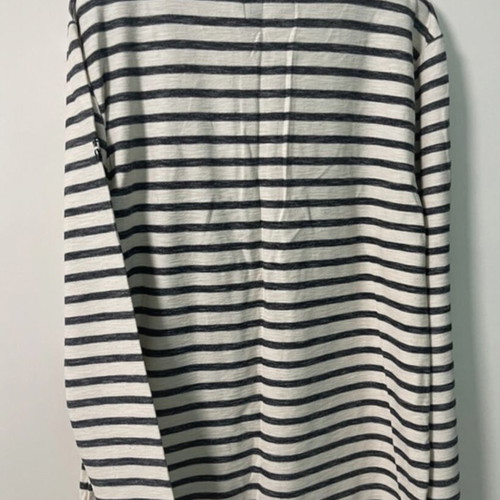 No Excess men's long sleeve shirt, size M, gray and beige