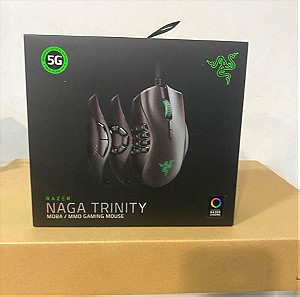 Razer Naga Trinity RGB Gaming Ποντίκι 16000 DPI Μαύρο σφραγισμένο