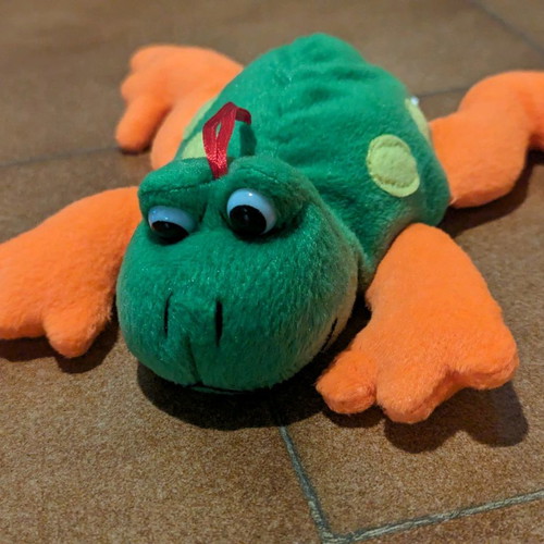 Emirates Airlines plush frog new