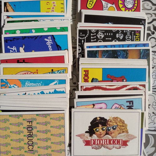 Fiorucci 1984 vintage sticker collection by Panini, complete set 1-200
