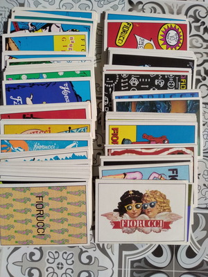 Fiorucci 1984 vintage sticker collection by Panini, complete set 1-200