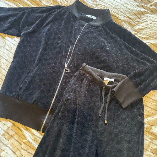 Sugarfree tracksuit set used, size small, black