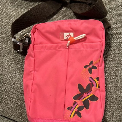 Adidas crossbody bag pink like new authentic