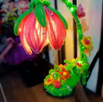 Handmade flower lamp new