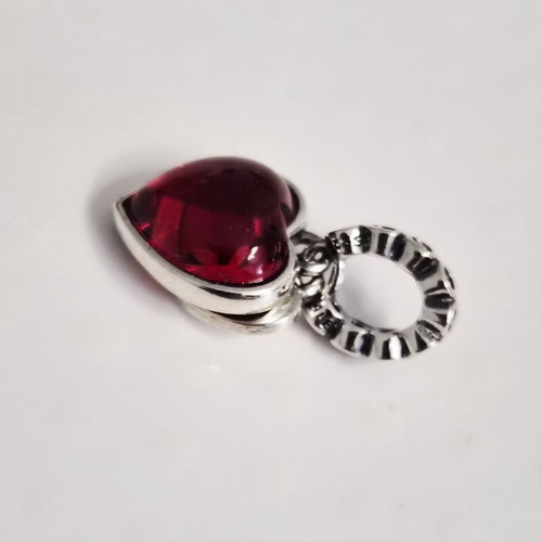 Pandora double pendant charm red heart Soulmate, new