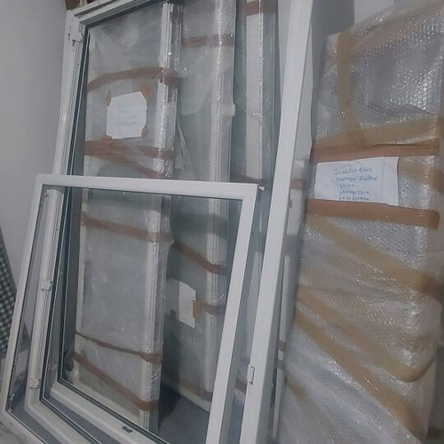 Aluminum balcony doors and window like new