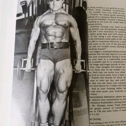 The Gold's Gym Book of Bodybuilding book like new, vintage volume 310