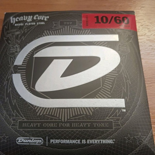 Dunlop Electric Guitar Strings 10/60 Heavy Core new
