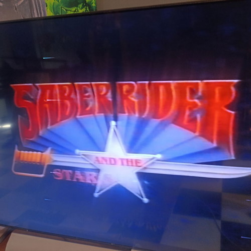 Saber Rider and the Star Sheriffs VHS tape used, dubbed anime 80s