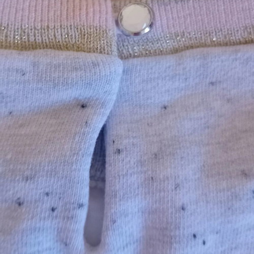 Alouette girls' sweater size 10 like new with fluffy texture and sequins