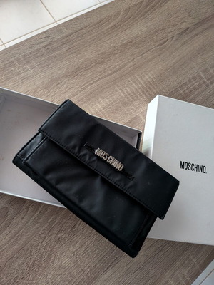Moschino wallet, black, 19 x 12 cm